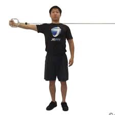 One Arm Reverse Fly Cables Resistance Band Exercise How To Workout Trainer By Skimble