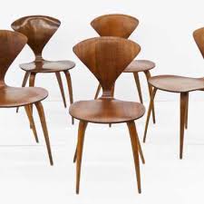 Check spelling or type a new query. Set Of Norman Cherner Walnut Side Chair For Plycraft 1950 Paul Bert Serpette