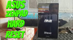 This will wipe clean your cellphone, so back it up. Asus Zenpad Hard Reset Pattern Password Remove Unlock Youtube