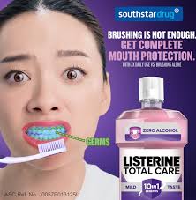 Get complete mouth protection with Listerine! With 2x daily use vs brushing  alone. Enjoy up to 20% discount when you buy at any Southstar Drug branch  nationwide or online. Hurry! Promo runs