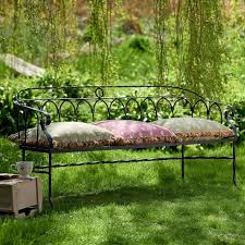 Wrought iron garden furniture uk. Large Wrought Iron Garden Bench Susie Watson Designs Susie Watson Designs