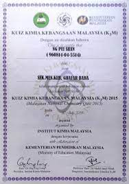 Pertandingan teka silang kata prinsip akaun (sekolah. Extra Curricular Ng Pei Shan