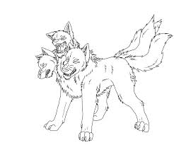 Cerberus Three Headed Dog Tattoo Past Present Future Harry Potter Tattoo Wolf Sketch Tattoo Outline