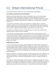 Comisia europeană a publicat la 30 septembrie primul raport anual. Doc C1 Drept International Privat Boroseanu Maria Academia Edu