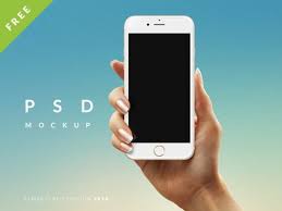 Hand Holding Iphone 6 Mockup Psd Freebie Get Free Resources