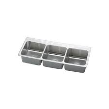 An elkay lustertone classic stainless steel sink looks as great on day 3,000 as it does on day one. Elkay Ltr5422106 Lustertone Triple Bowl Kitchen Sink Solidsurface Com