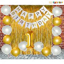 Amazing ideas for your baby boys 1st birthday decoration. First Birthday Decorations 1st Birthday Party Supplies For Boy Girl