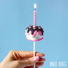 Birthday Cake With Cake Pops On Top 2 Tutorials Let S Celebrate Together Around The World Birthday Cake Slice Cake Pops Niner Bakes Birthday Cake Pops Cake Pops Cake