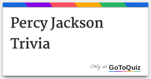 Sports mixed this category is for trivia questions and answers related to australia, as asked by users of funtrivia.com. Percy Jackson Trivia