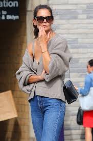 Batman begins, logan lucky, first daughter and pieces of april. Katie Holmes Just Explained That Viral Cashmere Bra Moment Glamour