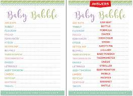 24 baby shower word scramble game cards elephant blue. Baby Shower Ideas Baby Shower Unscramble Games And Answers
