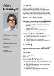 German Cv Templates Free Download Word Docx