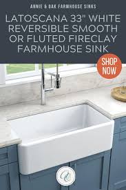 This means that they are installed below your kitchen counter. Latoscana Lfs3318w White 33 Fireclay Farmhouse Sink Smooth Or Fluted In 2021 Fireclay Farmhouse Sink Farmhouse Sink Farmhouse Sink Installation