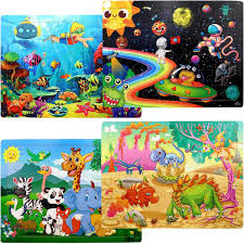 Maybe you would like to learn more about one of these? 4 Pack Wooden Jigsaw Puzzles 60 Pieces Preschool Educational Learning Toys Set For Boys And Girls Puzzles For Kids Ages 3 8 Puzzles Toys Games Agtcorp Com