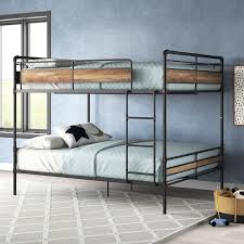 Queen size bed adds comfort with more spaces for your kids. Harriet Bee Eloy Queen Over Queen Bunk Bed Reviews Wayfair Ca