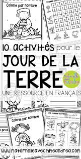 Repérez le centre du couvercle de la boîte de lessive. 10 Activites En Francais Pour Le Jour De La Terre 10 French Earth Day Activities Maternelle Learn French Earth Day Activities French Lessons