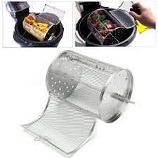 Replacement Air Fryer Frying Cage Dish Baking Pan Rack Tray Assorted Accessories Air Fryer Pan Rack Baking Accessories