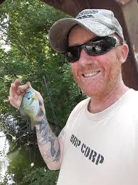 Night fishing for bluegill