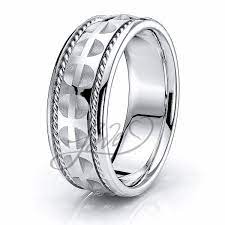 Hand Braided Wedding Bands Bastian Woven Ring Comfort 7mm Wedding Rings For Women Men S Wedding Ring Braided Wedding Band