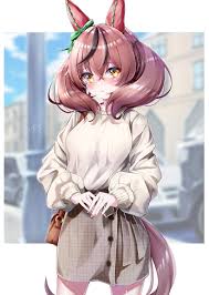 We're a group of uma musume fans dedicated to deliver news and content to other supporters of the project! Takemura Kou Uma Musume Pretty Derby Nice Nature Umamusume Animal Ears Sweater Tail 798831 Yande Re
