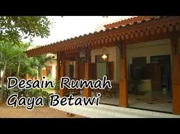 Rumah adat riau bernama selaso jatuh kembar. Contoh Gambar Desain Rumah Adat Betawi Modern Youtube