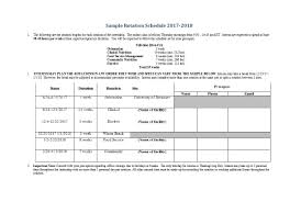 It is based on three variables 50 Free Rotating Schedule Templates For Your Company Templatearchive
