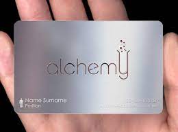 Steel is a symbol of reliability, strength, and stability. Metal Business Cards Plasmadesign