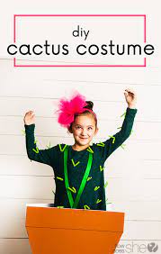 Make an adorable cactus costume for your baby this halloween with these easy to follow instructions. Diy Cactus Costume How Does She