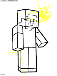 Coloriage en pixel a imprimer maincraft. Kiza4vnm1z31nm