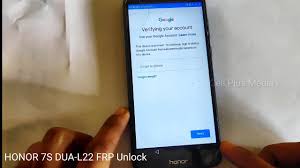 · hold down the volume up + power button or volume down+power button for a few . Honor 7s Dua L22 Frp Bypass Latest Security 2020 For Gsm