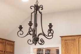 How to make wooden chandelier using half lap joints. Light Fixture Makeovers Diy Light Fixture Updates