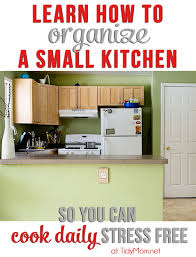 small kitchen organization tips
