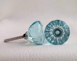Check spelling or type a new query. Antique Vintage Style Aqua Glass Cabinet Knobs Pulls 1 25 Inch Dwyer Home Collection