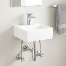Corrie Mini Porcelain Wall Mount Bathroom Sink Bathroom