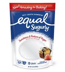 Equal Sugarly Zero Calorie Sweetener Ingredients Erythritol Dextrose Sucralose Looks Feels And Has The Sweetness Of Erythritol Sucralose Sweeteners