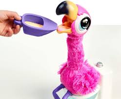 One stop shop for awesome products online! Electronic Pets Wiggles Sings Poops And Talks Batteries Included Ages 4 Interactive Plush Toy That Eats Little Live Pets Gotta Go Flamingo Toys Games