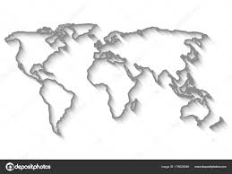 Weltkarte zum ausmalen deiner bereisten länder! Umrisse Weltkarte Stockvektor Kateku 176628046 Download 1024 767 Italien Politische Karte 37arts Net