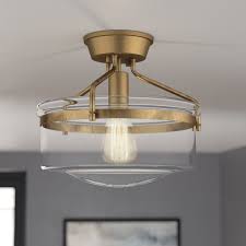 Traditional Living Room Lighting Stratford 1light Semi Flush Mount Traditionalliving Roomlightin Flush Mount Lighting Recessed Lighting Kitchen Lighting