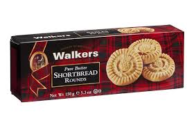 Perfekt zum tee oder kaffee. Walkers Pure Butter Shortbread Rounds With A Thistle Embossed On Each Biscuit