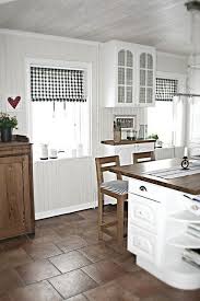 White Kitchen Tile Floor Brown Kitchen Tiles Home Kitchens Small Kitchen Layouts
