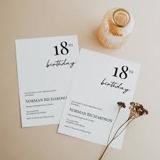 1 open fotor and click create a design. 18th Birthday Invitation Template 100 Editable Minimalist Birthday Modern Minimal Instant Download Templett Classy Elegant P36 In 2021 Birthday Invitation Templates Invitation Template Birthday Invitations
