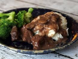 Effortless Slow Cooker Sirloin Beef Tips With Red Wine Recipe Beef Tips Crockpot Beef Crockpot Recipes Beef