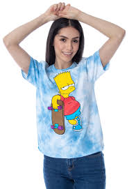 The simpsons is an american animated sitcom created by matt groening for the fox broadcasting company. Mad Engine The Simpsons Juniors Bart Simpson Tie Dye Skimmer T Shirt