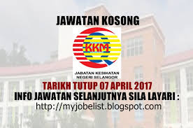 Jpnsel mulai beroperasi di gombak lane, kuala lumpur pada 26. Jawatan Kosong Jabatan Kesihatan Negeri Selangor 07 April 2017
