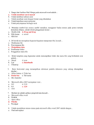 Tombol manajemen berkas dokumen pada microsof office excel berbentuk bulat dengan logo office di tengahnya disebut. Soal Excel Dan Word Untuk Edmodo Les Sore