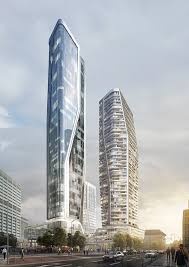 The deutsche bank twin towers, also known as deutsche bank headquarters (german: Building On Former Deutsche Bank Site Frankfurt E Architect