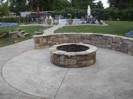 And a concrete or stone material will stay comfortable to the touch, hilliard says. Fire Pit On Concrete Slab Concrete Fire Pit And The Materials Needed To Make One Concrete Fire Pits Garden Fire Pit Fire Pit On Concrete Slab