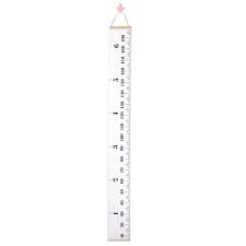 us 5 67 16 off baby growth chart handing ruler wall decor for kids canvas removable height growth chart 79inchx 7 9inch in wall stickers from home