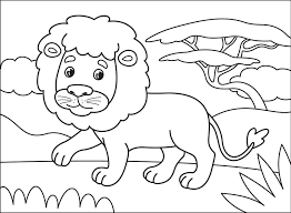 Supercoloring.com is a super fun for all ages: A Cute Lion Coloring Page Free Printable Coloring Pages For Kids
