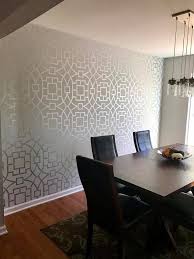 Tea House Trellis Wall Stencil Wallpaper Living Room Accent Wall Dining Room Accent Wall Accent Walls In Living Room